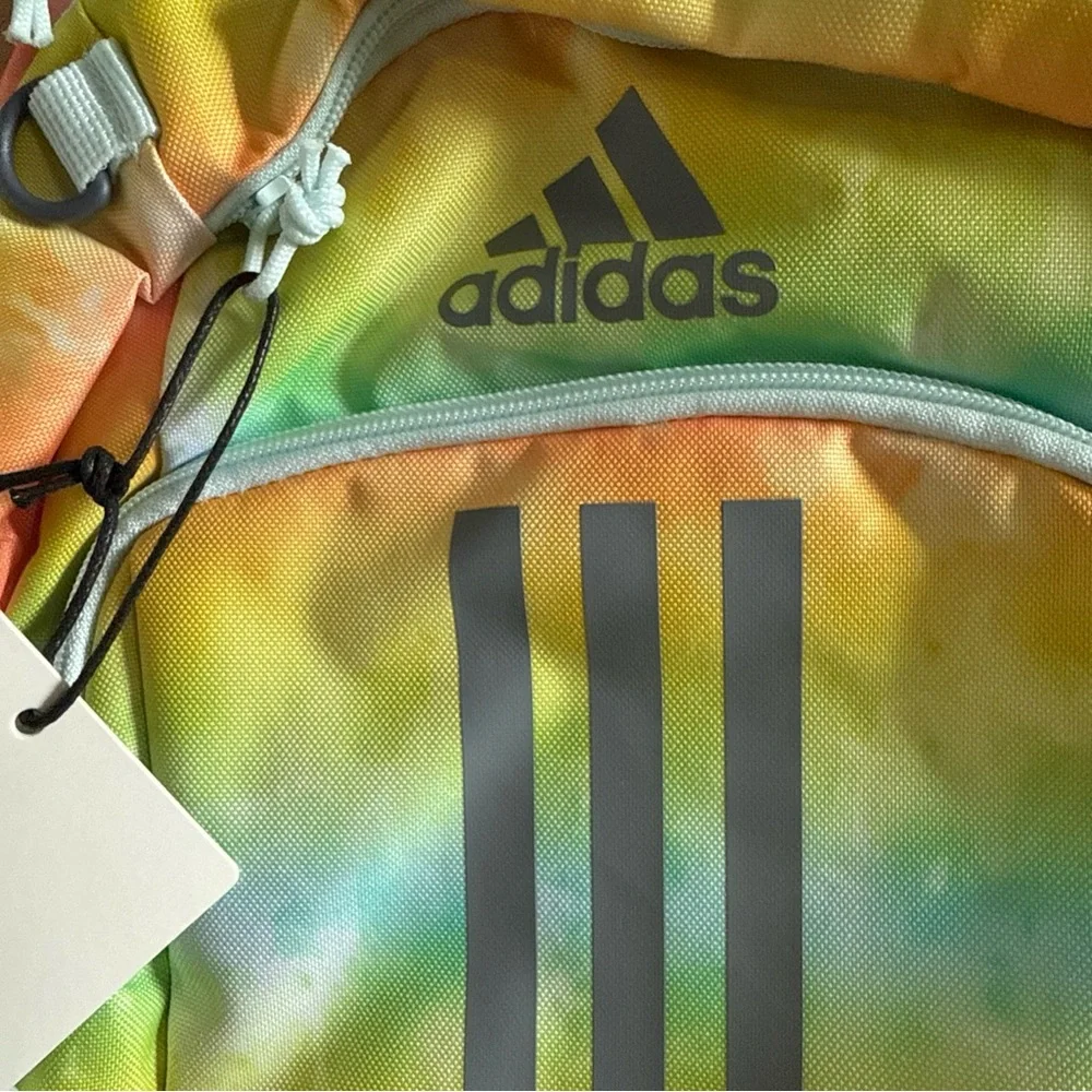 Adidas Young BTS Creator 2 Backpack School Stone Wash Rainbow Tie‎ Dye
